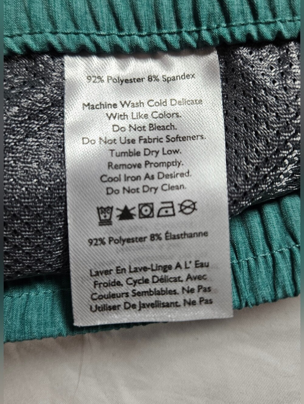 Eddie Bauer Womens Teal Green Elastic Waist Athletic Pull On Shorts Size Medium - Picture 11 of 16